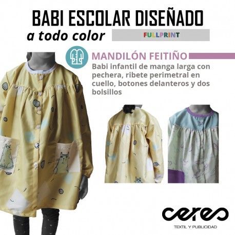 BABI INFANTIL FEITIÑO FULL PRINT CERES TEXTIL Y PUBLICIDAD