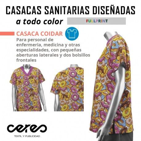 CASACA COIDAR FULL PRINT M/CORTA
