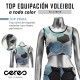 TOP EQUIPACIÓN VOLEIBOL PRAIA FULL PRINTESPALDA DE NADADOR CERES TEXTIL