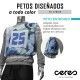 PETO TIPO CUBRECHALECO ENTROIDO FULL PRINT CERES TEXTIL Y PUBLICIDAD