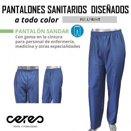 PANTALON SANITARIO SANDAR FULL PRINT   barato ceres textil y publicidad