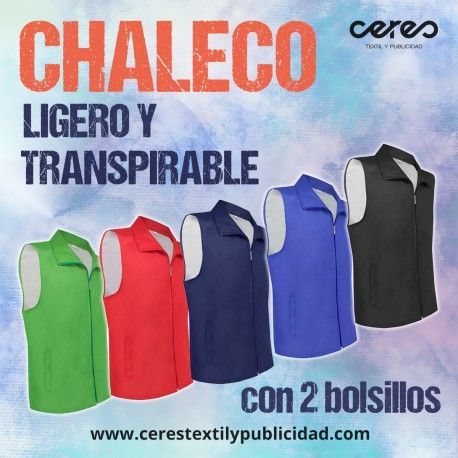 CHALECO LIGERO SUPER TRANSPIRABLE CERES-CF 