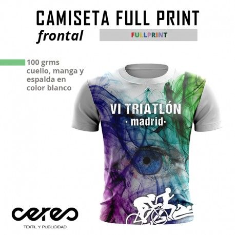 CAMISETA TÉCNICA FULL PRINT FRONTAL