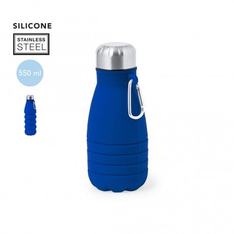 BIDON PLEGABLE 550 ML FAEL SILICONA MAKITO BARATO CERES TEXTIL Y PUBLICIDAD