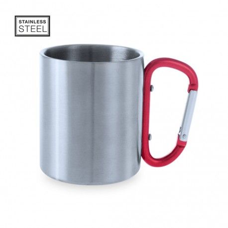 TAZA BASTIC ACERO INOX MAKITO BARATO CARRERAS CERES TEXTIL Y PUBLICIDAD