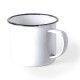 TAZA WILEM METAL MAKITO BARATA CARRERAS CERES TEXIL Y PUBLICIDAD