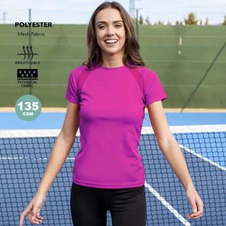 CAMISETA MUJER SAPPOR TECNICA BARATA MAKITO CERES TEXTIL Y PUBLICIDAD