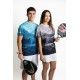 CAMISETA TECNICA CUBIK AQUA ROYAL BARATA CERES TEXTIL Y PUBLICIDAD