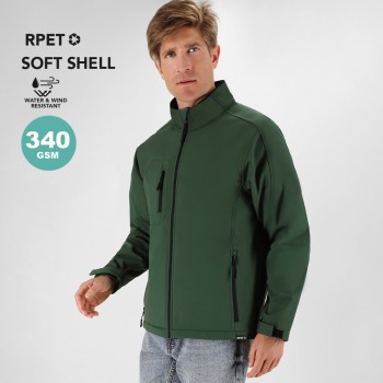 CHAQUETA SOFT SHELL GRIFTER RPET MAKITO BARATA CERES TEXTIL Y PUBLICIDAD