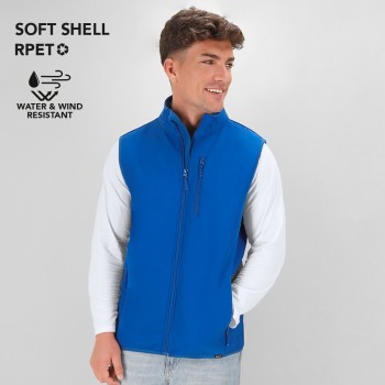 CHALECO JANDRO SOFT SHELL RPET MAKITO BARATO CERES TEXTIL Y PUBLICIDAD