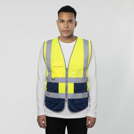 CHALECO REFLECTANTE LEDGER MAKITO BARATO CERES TEXTIL Y PUBLICIDAD