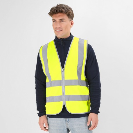 CHALECO REFLECTANTE JESTOL MAKITO BARATO CERES TEXTIL Y PUBLICIDAD
