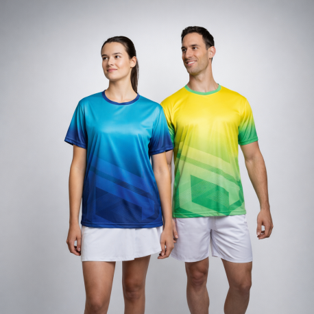 CAMISETA TECNICA TRON ACQUA ROYAL BARATA CERES TEXTIL Y PUBLICIDAD
