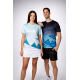 CAMISETA TECNICA MOSAIC ACQUA ROYAL CERES TEXTIL Y PUBLICIDAD