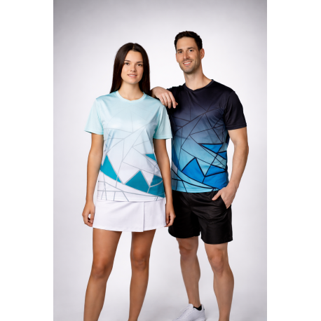 CAMISETA TECNICA MOSAIC ACQUA ROYAL CERES TEXTIL Y PUBLICIDAD
