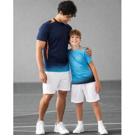 CAMISETA TECNICA ELITE AQUA ROYAL BARATA CERES TEXTIL Y PUBLICIDAD