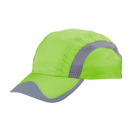 GORRA TÉCNICA RAID CON REFLECTANTE CERES TEXTIL Y PUBLICIDAD