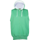 CHALECO CON CAPUCHA 025 - 285 GRSM, 50% ALG./50% POL.