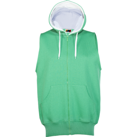 CHALECO CON CAPUCHA 025 - 285 GRSM, 50% ALG./50% POL.