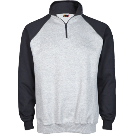 SUDADERA MEDIA CREMALLERA 285 GRS. 50% POL/50% ALG. REF. 040 CERES TEXTIL Y PUBLICIDAD